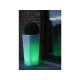 Pot de fleur LED Luminaux 45x45 Rectangulaire haut blanc