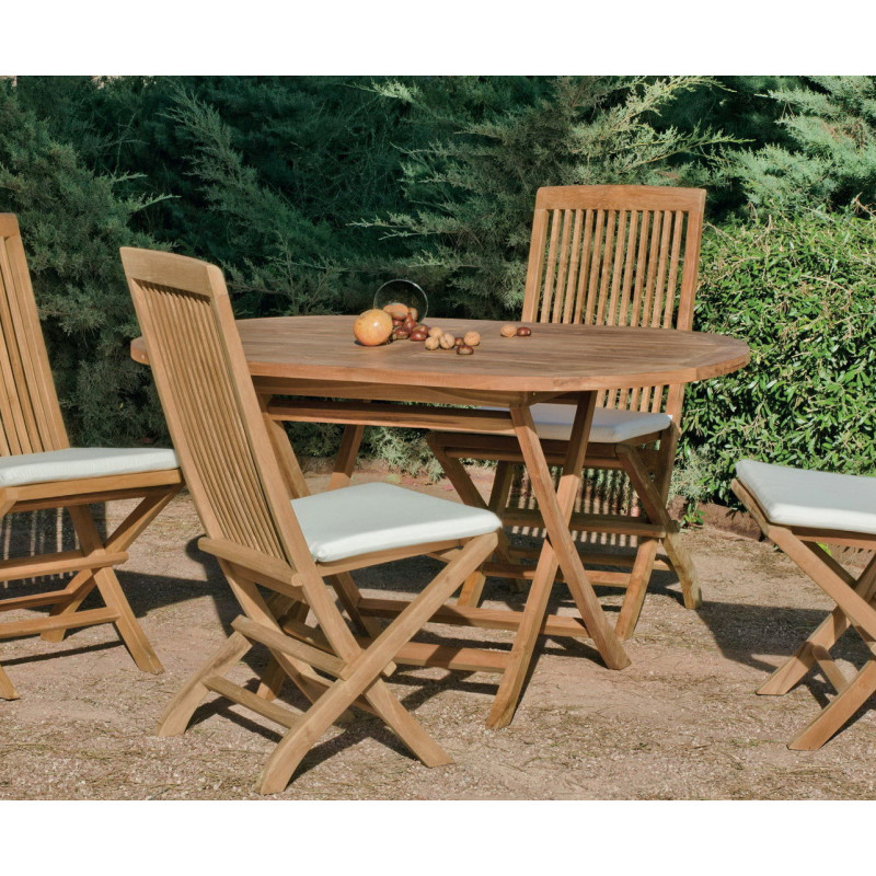 Table pliante en bois - Chaise de jardin